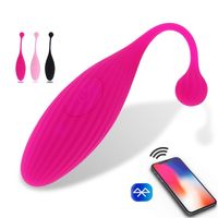 Controllo remoto wireless Gspot Massager App Vibratori Spiratore clitoride femminile vibrante sesso uovo per le donne sfera vaginale 220617