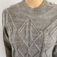 Осенняя и зимняя вязаная шерстяная свитер женский свитер.