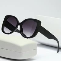19 Gafas de sol de lujo para hombre Mujer unisex dise￱ador goggle playa gafas solares retro dise￱o de lujo dise￱o de lujo UV400 de calidad superior con caja