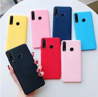 Candy Color силиконовый чехол для телефона для Huawei Honor 20 Lite 20S P30 P40 Lite E Y7P Y7 Y9 Prime 2019 Matte мягкий TPU задняя крышка