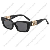 현대 고양이 눈 선글라스 여성 럭셔리 레트로 작은 프레임 브랜드 디자인 태양 안경 남성 여성 음영 UV400