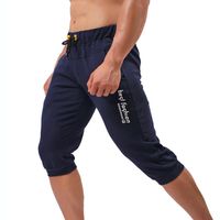 Pantanos cortos para hombres moda casual algodón macho 2022 jogger de verano pantalones de chándal recortados gimnasios gimnasios