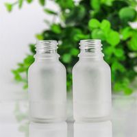 15ml Frosted Dropper Clear Glass Aromatherapy Liquid For Essential Basic Massage Oil Pipette Bottle Refillable Bottles 624pcs lot231O