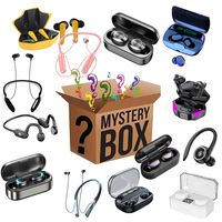 Lucky Mystery Box Caixa Cerca Fones de Ouvido Sem Fio 100% Surpresa de Alta Qualidade Bluetooth Electronics Presente Novidade Item Aleatório Mysterys Bag para Família e Amigos