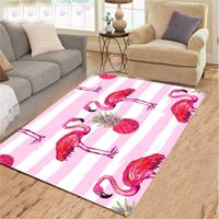 Carpets Flamingo Pattern Large For Living Room Luxury Animal...