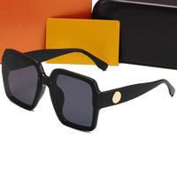 Fashion Luxury Occhiali da sole Vintage Square Sola occhiali da sole per donne Schificazione Uv400 Protezione
