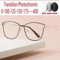 Güneş gözlükleri bitmiş yakınlık miyopi gözlükleri kadınlar kedi göz gözlük çerçeveleri pokromik lens diyopterler gözlük -1 -1.5 -2 -2.5 -3 -3.5 fmlsung