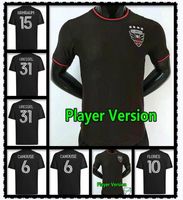 Player version 2022 2023 D.C. United Soccers Jersey ROONEY Gressel Pines Arriola Flores Kamara 22 23 DC Blacks White home away Football Shirt Thai Quality