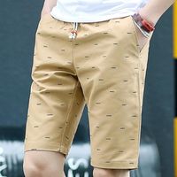 Men' s Shorts Men' s Cotton Pants Male Summer Breatha...