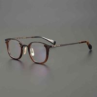 مصنوع يدوي نظارات التيتانيوم النقي Masahiro مع قصر النظر النظارات النظارات