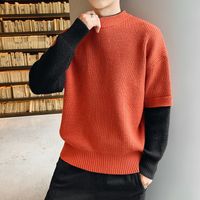 2021 New Fashion Autumn Winter Men Thickness Knitted Pullove...