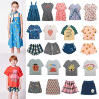 Summer BC Brand Bobo T shirts Baby Boys Girls Dresses Children's Clothing Kids Cute Printed Tees Toddler Shorts Tshirt 220507