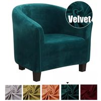 Spandex elástico sretch tina de café sofá sillón cubierta de asiento muebles lavables muebles de trastero decoración de silla para el hogar 220622