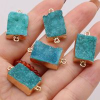 Pendant Necklaces High Quality Green Natural Stone Crystal T...