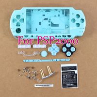 Konut Shell Kapak Kılıf Sony PSP2000 PSP 2000 Oyun Konsolu için düğmeleri kiti ile komple Yedek Shell Kılıf