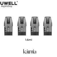 Uwell Kalmia POD Cartuctidge 4pcs/pacote com 1.2OHM Tanque de enchimento lateral de bobina de 1,2OHM