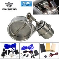 PQY - Exhaust Control Valve With Vacuum Actuator Cutout 3" 76mm Pipe CLOSED with ROD with Wireless Remote Controller Set PQY-222I