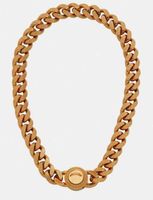 Big Big Gold Colliers ne s'est jamais décollé de la chaîne 18K Brand de luxe Pendant Greek Mythology Character Marques Reproductions officielles Pendants pour