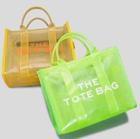Einkaufstaschen Designer PVC transparent große Handtaschen für Frauen Männer Marke Big Tote Casual Schulter -Crossbody Ladies Mode Geldbörsen 220414