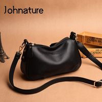 Evening Bags Johnature Elegant Female Bag 2022 Fashion Soft ...