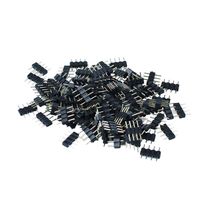 100pcs lot RGB connector 4pin needle male led conntor for 3528 5050 RGB led strip217N