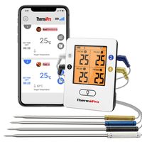 ThermoPro TP25 150M Wireless Smart Bluetooth-Connected Kitchen Cooking Meat Thermometer 4 Probes BBQ Oven Digital Thermometer 220531