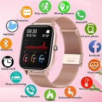 New Smart Watch P8 Color Screen Women men Full Touch Fitness Tracker Blood Pressure Smart Clock Women Smartwatch for Xiaomi251N296K