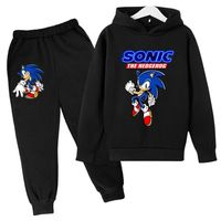 2021 New Sonic Childrens Anzug Hoodie Boy Girl Kleidung Herbst Freizeitanzug Hoodie Kinder Kleidung Jogging Kleidung Pullover287i