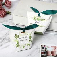 Gift Wrap Wedding Favors Box Ribbon Paperboard Candy Boxes Package Birthday Party Favor Bags Sweet Supplies