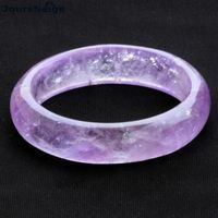 Bracelet en gros de haute qualité fine violet cristal naturel bangles chanceux pour les femmes bracelet cadeau de fille bijoux joursneige