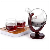 Wine Glasses Drinkware Kitchen Dining Bar Home Garden Whiskey Decanter Globe Glass Set Sailboat Skl Inside Crystal Whisky Carafe With Fin