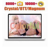 1year-warranty Magnum OTT Crystal Lxtrem Link smart TV Protectors adult xxx sell arabic French Germany Spain USA Tablet PC Scr263L