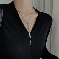 Цепочки женщины минималистское ожерелье металлические короткие ювелирные украшения для подвесной аксессуары