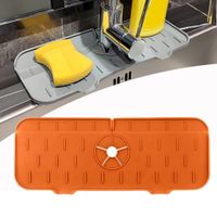 Silikonarmatur für Küchenspüle Spritzschutz Bad Wasserhahn Wasserfänger Matte Entlassungskissen