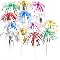 Other Event Party Supplies Firework Cupcake Toppers Foil Fri...