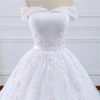 Vestido de novia 2022 Nuevo encaje blanco encaje de encaje de encaje de cintura alta al por mayor primavera y verano