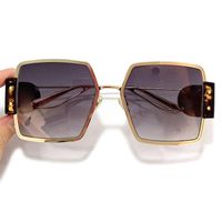 Sunglasses Fashion Square Women Vintage Oversize Sun Glasses Female Big Frame Shades Lady UV400