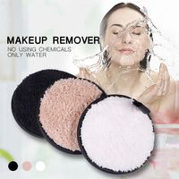 1pc Magical Soft Fiber Makeup Remover Puff Reusable Microfiber Cloth Pads Makeup Removing Towel Face Cleansing Tool232e