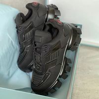Hombre Negro Cloudbust Thunder Zapatillas de deporte de las mujeres Tejido de punto 19FW Top Top Zapatos de plataforma ligera Suela de goma 3D entrenadores 3D zapatos de corredor tamaño grande con caja no40