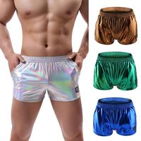 Pantalones cortos masculinos Boxer Nylon Silk Fabric Flow Comfort for Fitness Competition -Opkmen's