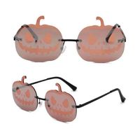 VIFF HM21143 Mode-Stil Trendy Rimls Cooler Kürbis Ghost Form Halloween Party Sonnenglas Sonnenbrille