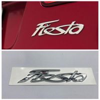 Fiesta ABS Logo Car Emblem Rear Trunk Lid Decal badge sticker For Ford Fiesta auto accessories306u