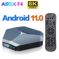 A95X F4 RGB Amlogic S905X4 Smart Android 11 TV Box 4K HD YouTube 4GB RAM 32GB 64GB 1258GB ROM Dual Wifi Set Top Box Media Player28205i