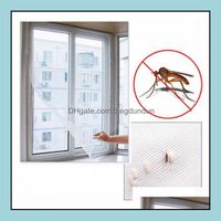 Cortinas puras tratamentos de janela têxteis em casa jardim mosquito malha net screen mosquito malha de cortina protetor insec dhcim