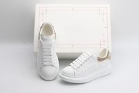 Couple models white shoes designer luxury top version mc sneakers sale gold diamond tail Italian imported silk cowhide leisure can be specially customized