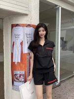 Zestawy dwuczęściowe 22SS Suitor Pants Projektowanie Kobiet Zestaw mody Wysokiej jakości importowany szybki materiał wewnętrzny Siatka Projekt plażowy kamizelka stand-up kołnierz jacke
