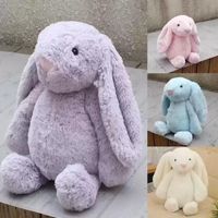 Pascua conejo conejito oreja peluche juguete suave relleno animal muñeca juguetes 30 cm 40 cm muñecas de dibujos animados gratis juguete calmante
