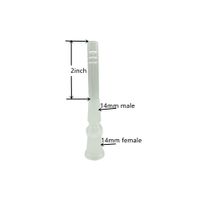 Difusor del Downystem de vidrio 10 mm 14 mm 18 mm Reducedor femenino LO Pro Diffecido Abajo Adaptador de vástago para el vaso BONG