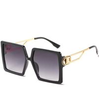 2022 Солнцезащитные очки женщины винтажные модные модные очки Feminino Big Shade Uv400 очки новый дизайн