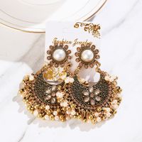 Dangle & Chandelier Vintage Gold Color Hollow Earrings For W...